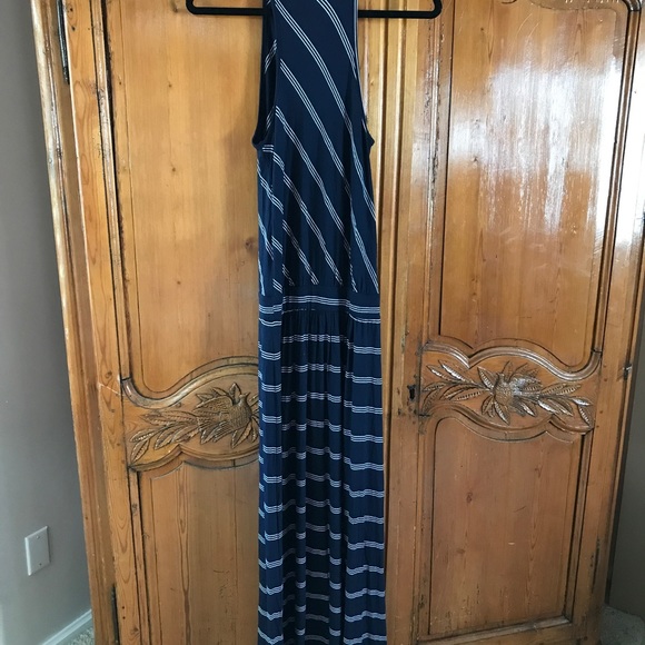 Michael Stars Stripe Midi length Casual Dress - Picture 5 of 7